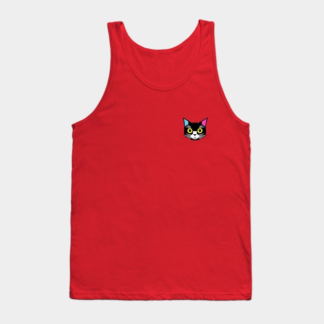 Harlequin Cat Tank Top by INLE Designs